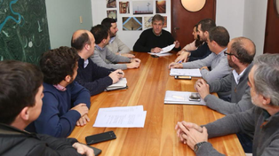 El intendente electo presidió una reunión con referentes del Frente Progresista de la ciudad de Santa Fe.