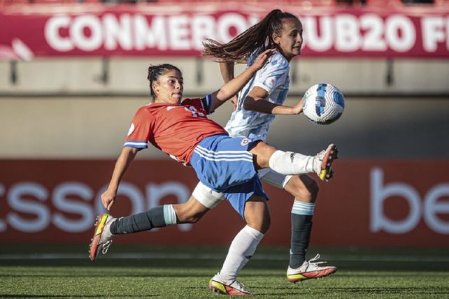 Con la presencia de Agostina Holzeheir, Argentina igualó ante Chile