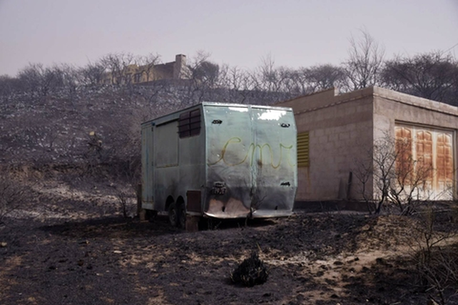 El incendio destruyó bosques y viviendas en El Trapiche