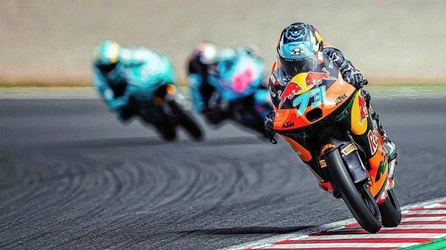 Valentín Perrone estuvo muy cerca de acceder al podio en el Gran Premio de Japón.