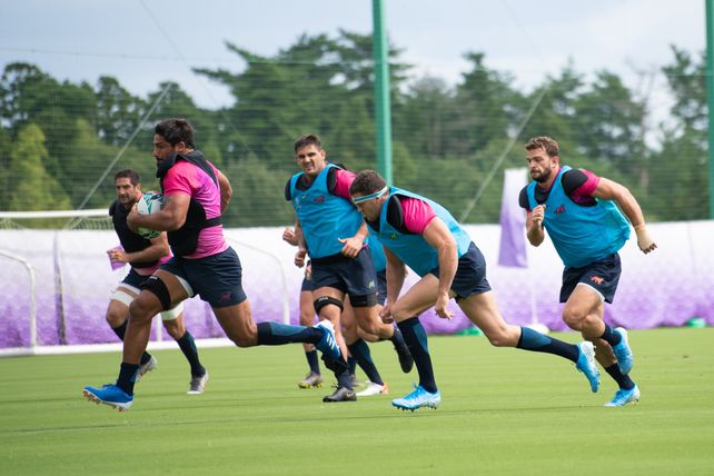 Los Pumas realizaron el último ensayo en Fukushima