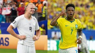 Erling Haaland y Vinicius Jr. se enfrentarán en el Brasil-Noruega de octavos de final del Mundial.