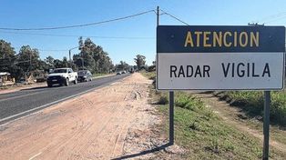 Los radares fijos están apostados entre los kilómetros 7 y 10 de la Ruta Provincial 1, en jurisdicción de San José del Rincón.