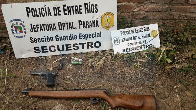 Preso con salidas transitorias, armado hasta los dientes