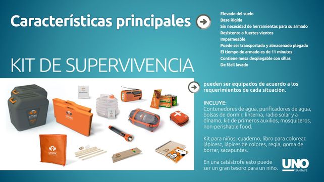 Orgullo argentino: un refugio para afectados de catástrofes que elogiaron desde el Papa hasta la ONU