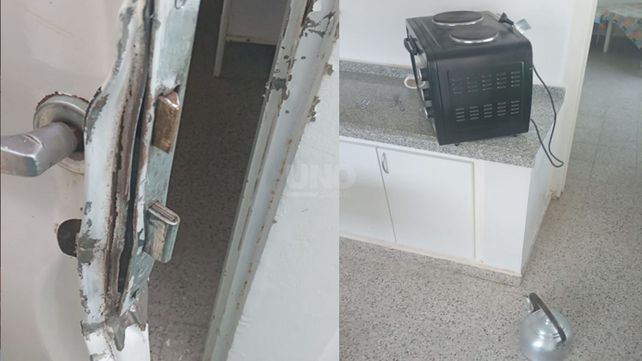 El CAF 26º fue vandalizado y no lograron robar pero provocaron destrozos El CAF 26º fue vandalizado y no lograron robar pero provocaron destrozos