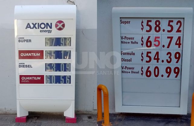 Los precios a partir de diciembre.