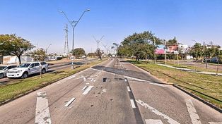 Av. Alem y Vélez Sarfield, la zona a intervenir.&nbsp;