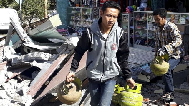 Las imágenes más dramáticas del terremoto en Indonesia