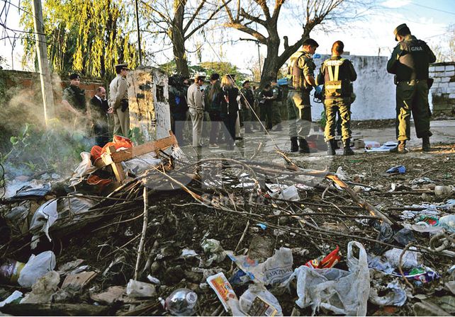 Operativo. En el Pasaje 13 de Alto Verde se secuestraron tres plantines de marihuana