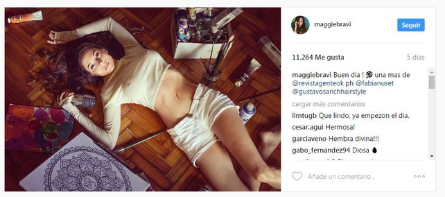 La foto archi sensual de Magui Bravi