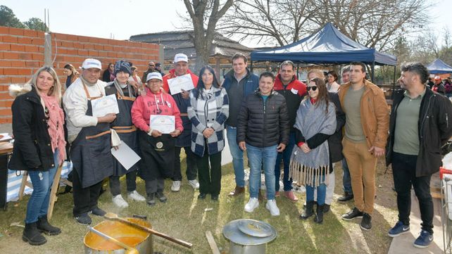 La vicegobernadora Alicia Aluani estuvo en la 4ta Edición del Concurso Regional de Cocineros de Locro de Aranguren