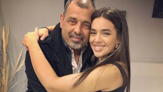 Angela Leiva&nbsp; y su papá Eduardo
