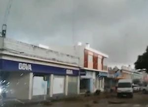 El video del tornado de Melincué que no fue