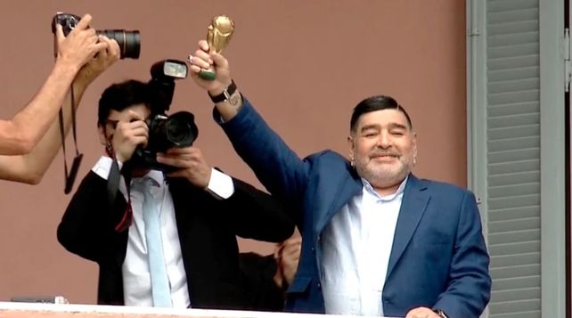 ¿A qué fue Diego Maradona a la Casa Rosada?