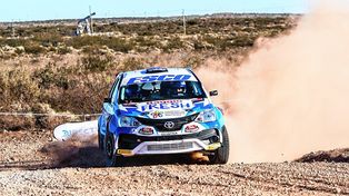 El piloto entrerriano Victorio Ballay tuvo un buen andar y sigue peleando el primer puesto en su divisional.