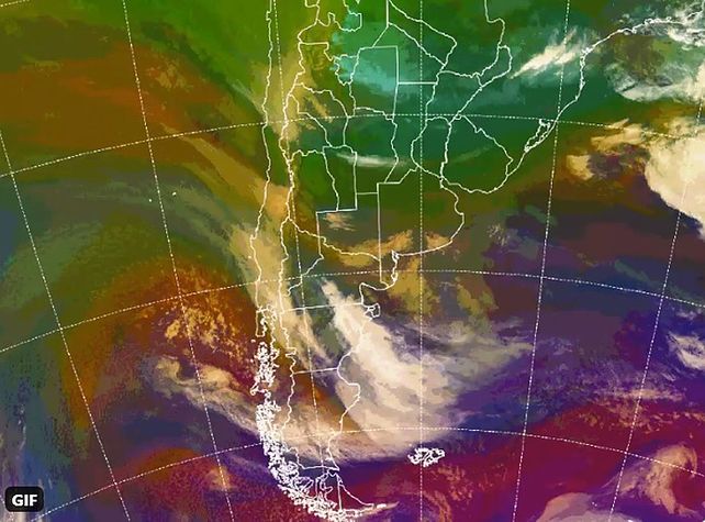 Ingresa un intenso sistema de lluvias y frío desde el Pacífico