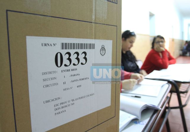 Fotogalería: votación en Paraná