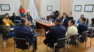 Autoridades se reunieron con representantes de las diferentes alianzas electorales
