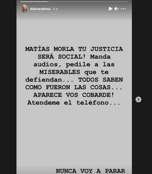 Dalma apuntó contra Morla: Dejá de exponerlo rata inmunda