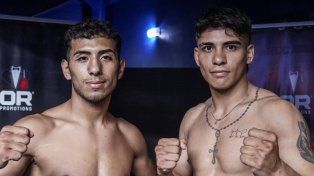 Alan Ponce de Rincón (derecha) peleará con el bonaerense Amaya en la FAB.