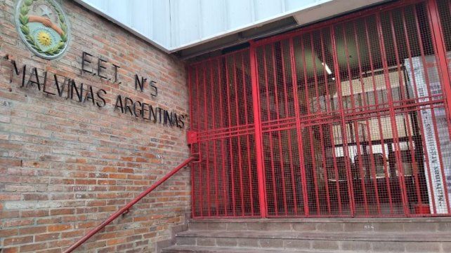 Se intervendrá la escuela Técnica Nº 5 Malvinas Argentinas