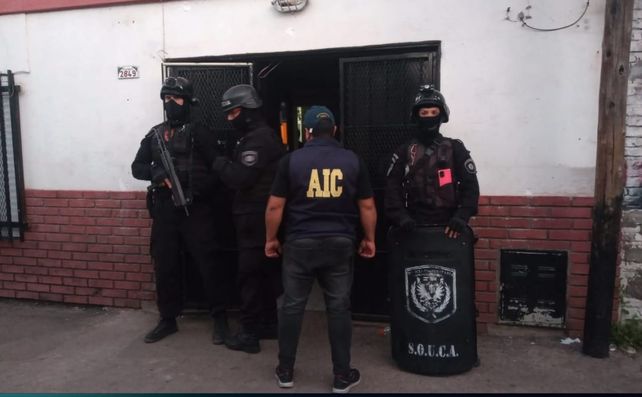 El lugar de acopio de drogas