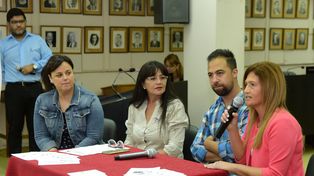 Compromiso. En la charla se resaltó la importancia del botón antipánico.