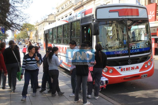 Servicio. Los colectivos urbanos en Paraná circularon sin problemas.