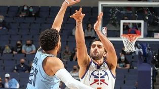 Facundo Campazzo tendrá acción con Denver Nuggets frente a Detroit Pistons en la NBA.&nbsp;