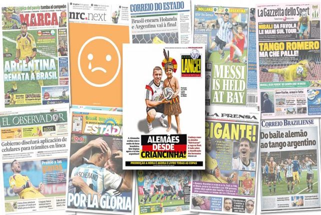Brasil alienta por Alemania; el resto del mundo destaca la clasificación a la final
