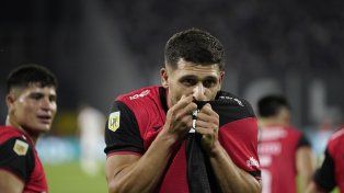 El delantero de Newells Juanchón García necesita reencontrarse con el gol.&nbsp;