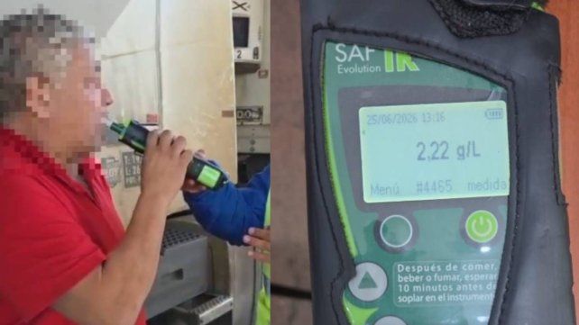 Gualeguaychú: la CNRT le quitó la licencia a un chofer profesional que fue sorprendido ebrio