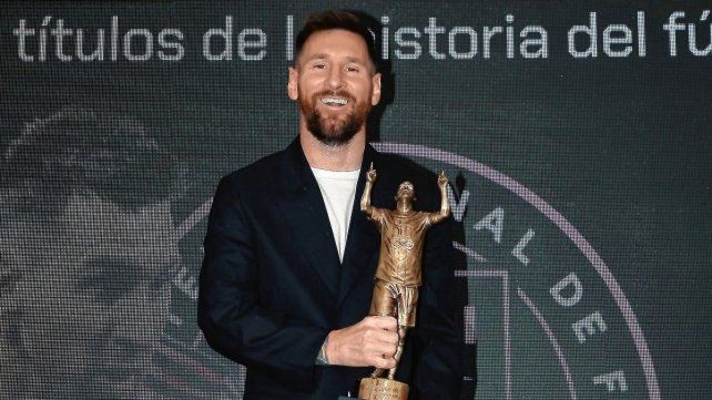 Premiaron a Messi en Miami como el jugador más ganador de la historia