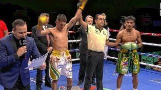 El santafesino Alan Crenz consiguió ganar un duro combate en Arabia Saudita.