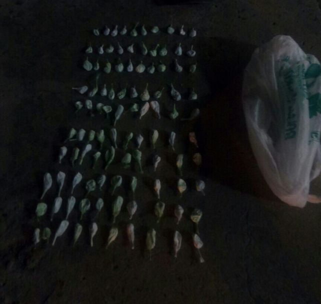 Fraccionada. La droga estaba lista para ser comercializada en Galarza.