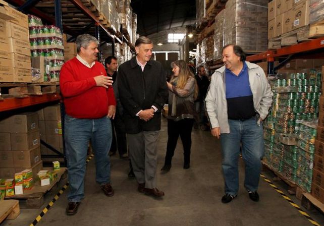 Binner visito Villa Gobernador Gálvez al intendente electo Alberto Ricci