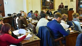Sesión. El cuerpo se reunió tras los incidentes de la semana anterior.