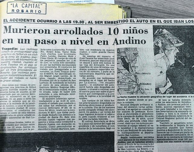 En el mismo lugar. Este diario reflejó el choque ocurrido en 1992.