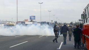 Panamericana: heridos y detenidos tras el violento desalojo de Gendarmería