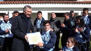 Macri despidió a la delegación que viaja a Perú
