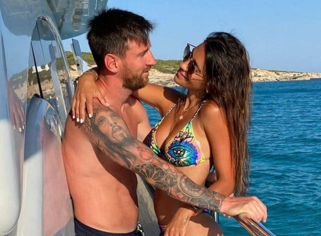 Lionel Messi y Antonela Roccuzzo