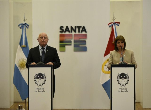 Bullrich aseguró que van a venir muchos agentes de fuerzas federales a Santa Fe