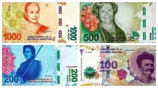 Los nuevos billetes que presentará el Gobierno: próceres nacionales y paridad de género