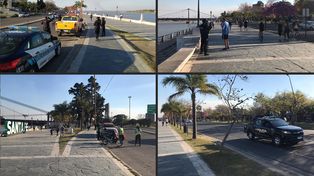 Con una costanera muy vigilada, no hubo festejos por el Día de la Primavera en Santa Fe