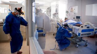 Los pacientes en terapia intensiva por coronavirus son más de 3.000 en el país