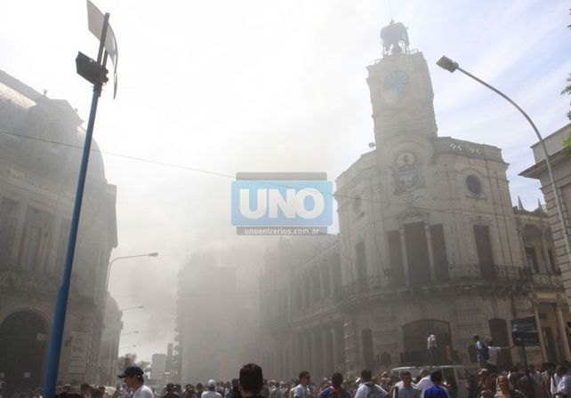 Municipales. El gremio normalizará su conducción. La foto corresponde a una protesta de 2015. (Foto UNO/Juan Ignacio Pereira)