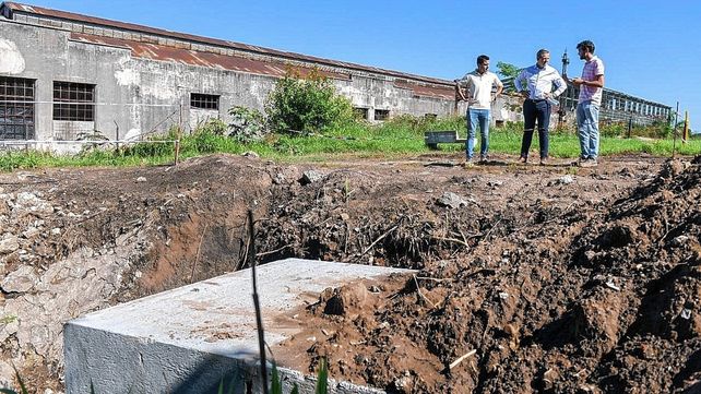 Trabajan en una obra complementaria del ensanche de Racedo