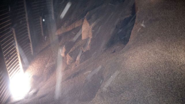Bomberos Voluntarios Villaguay controlaron incendio en silos con 100 toneladas de soja