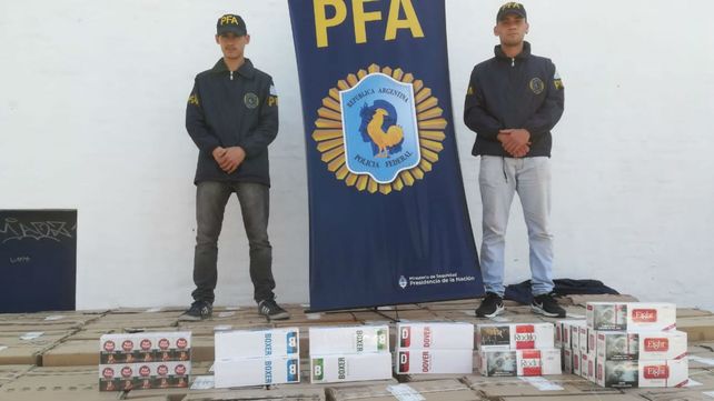 Decomisaron una carga de cigarrillos de contrabando valuada en 13 millones de pesos